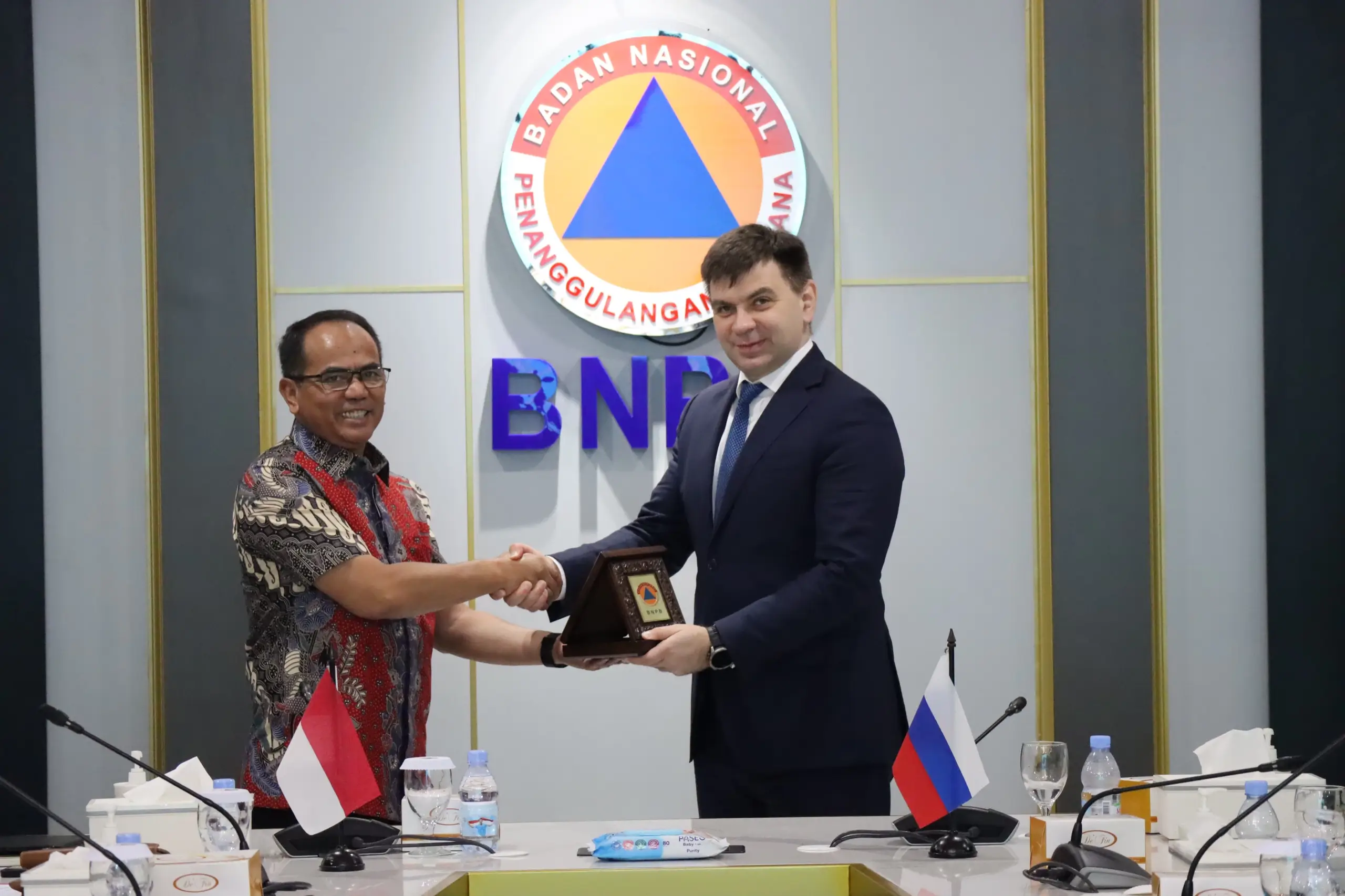 BNPB Terima Kunjungan EMERCOM Rusia